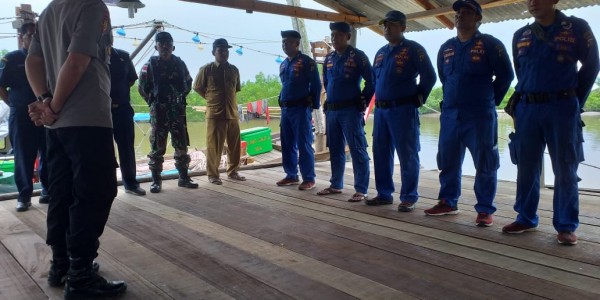 Patroli Gabungan, Polairud Sergai Amankan Tiga Alat Tangkap Pukat Trwal di Perairan Sergai