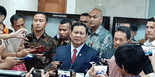 Prabowo akan Ajak Komisi I DPR dalam Kegiatan-kegiatan Kemenhan