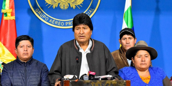 Presiden Bolivia, Evo Morales Mundur
