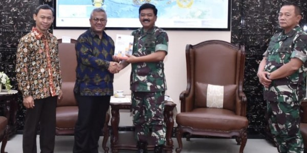 Datangi Markas TNI, KPU Ucapkan Terima Kasih