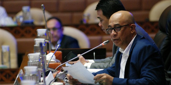 Ketua Komisi V DPR RI Syarif Abdullah Alkadrie Raker Dengan BNKG,BNPP (BASARNAS)