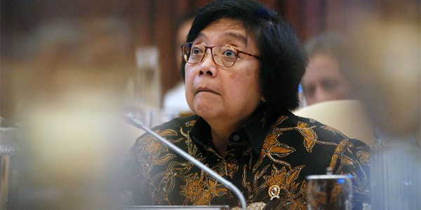 Menteri LHK Siti Nurbaya Bakar Di Komisi IV DPR