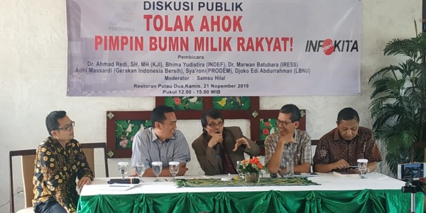 Bukti Ada, Marwan Batubara Harap Penegak Hukum Usut Kasus Ahok