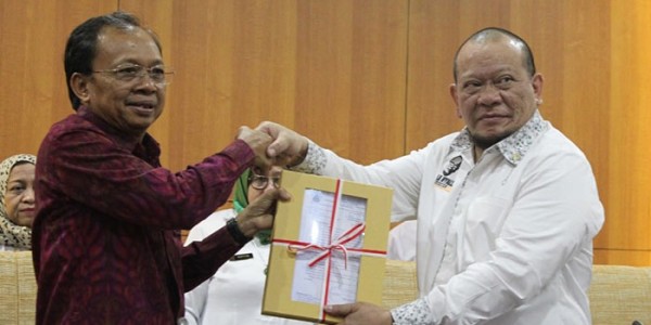 DPD RI Terima Dokumen RUU Provinsi Bali