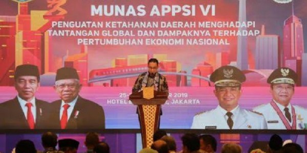 Anies Berharap Terjalin Sinergi Antara Pemerintah Pusat dan Daerah di Munas APPSI