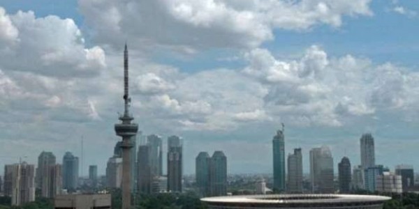 Pagi dan Siang Hari Ini, Cuaca Jakarta Cerah Berawan