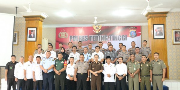 Polres Tebing Tinggi Melaksanakan Kegiatan Silaturahmi Bersama Forkopinda Kota Tebing Tinggi dan Kab.Sergai