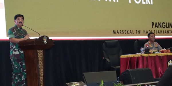 Panglima TNI : Sinergitas TNI-Polri Jamin Stabilitas Keamanan