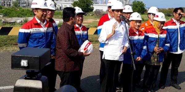 Jokowi Klaim Negara Hemat Rp56 Triliun Jika Kilang TPPI Beroperasi