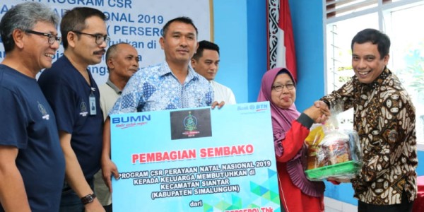 Perayaan Natal, BTN Salurkan Sembako Untuk 500 KK