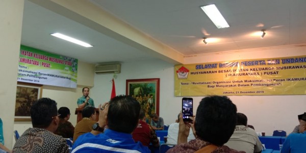 Fauzi H. Amroh Terpilih Jadi Ketua Umum IKA MURATARA PUSAT