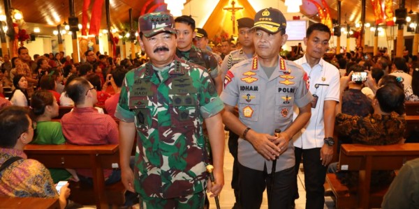 Panglima TNI dan Kapolri Cek Situasi Gereja-Gereja di Jakarta