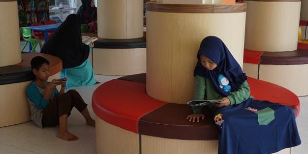 Libur Tiba, Kids Library Ramai Dikunjungi