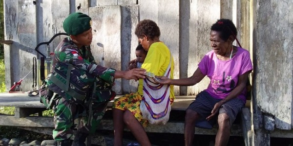 Kostrad Atasi Permasalahan Kesehatan Masyarakat Hemigoma Papua