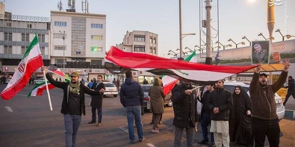 Warga Iran Gembira IRGC Serang Pangkalan Militer AS di Irak