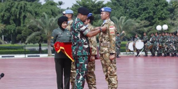 Panglima TNI: Bangga Keberhasilan Kontingan Garuda Mengemban tugas Pasukan Pemelihara Perdamaian