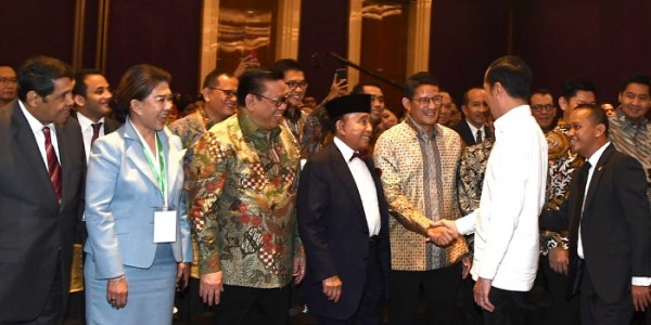 Di Pelantikan HIPMI, Jokowi: Berikan Porsi Besar Untuk Pengusaha Muda