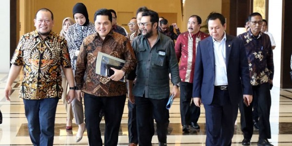Ketua DPD RI LaNyalla Mahmud Mattalitti  Dukung Roadmap Menteri BUMN Erick Thohir Tata BUMN