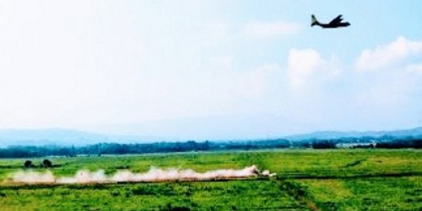 Dislitbang AU Berhasil Kembangkan Teknologi Sistem Water Container Bombing 