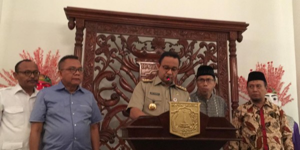 Anies Terima Nama Nurmansjah Lubis dan Ahmad Riza Patria Sebagai Calon Wagub DKI
