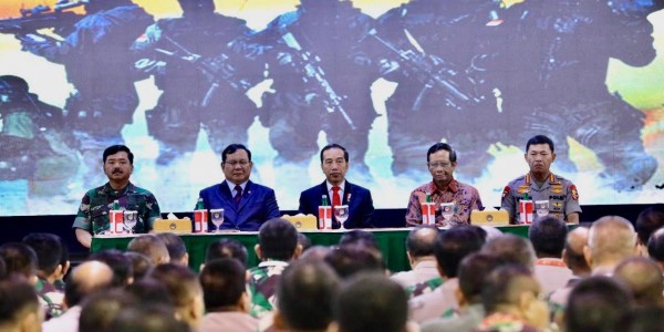Panglima TNI Hadiri Rapim Kemhan Tahun 2020