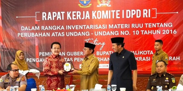 Komite II DPD Dapat Masukan Dari Provinsi Jambi Tentang Penyederhanaan Birokrasi Dan Pilkada Serentak