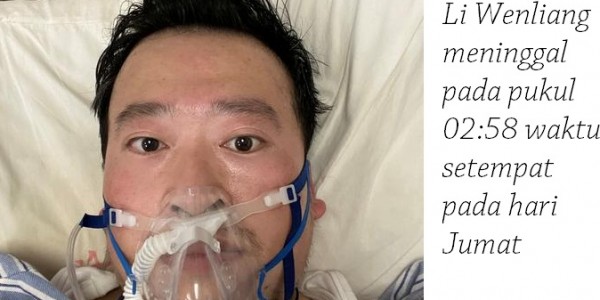 Dokter Yang Nyebarkan Desas Desus Corona Tewas,  Rakyat China  Marah