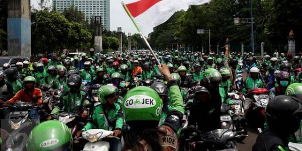 Bikin Macet, Polisi akan Tindak Tegas Ojol yang Ngetem Sembarangan