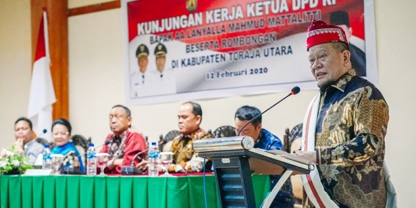 LaNyalla Kunker  Ke Toraja Utara, Disambati Soal Sengketa Tanah Fasum