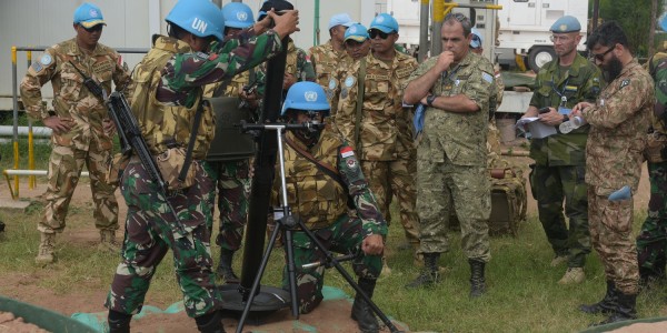Tim OEI Goma Inspeksi Satgas TNI RDB Monusco