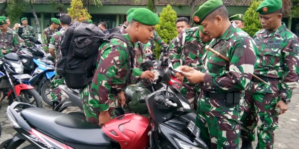 Dandim Lamongan Minta Personilnya Taat Berlalu Lintas