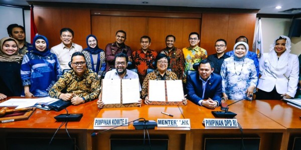 Komite II DPD RI Jalin Kerja Sama dengan Kementerian LHK Untuk Sejahterakan Daerah