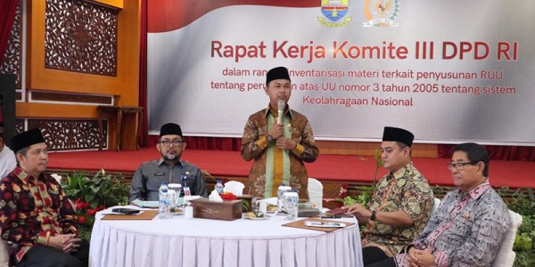 Pacu Prestasi Olahraga, DPD RI Akan Revisi UU SKN