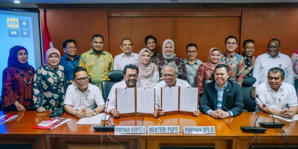 Rapat dengan Menteri PUPR, Komite II DPD Minta Infrastuktur Daerah Segera Dibangun