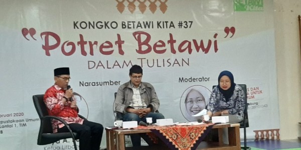 'Potret Betawi dalam Tulisan', Upaya Kembalikan Citra Positif Orang Betawi