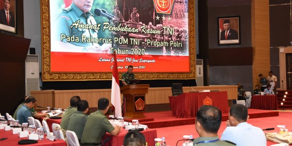Kasum TNI :  TNI Bekerja Sesuai Visi Misi Kenegaraan dan Pemerintah