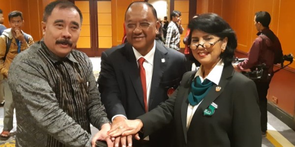 Sekjen DPD RI Reydonnyzar Moenek Dikukuhkan Sebagai Penasehat PP PORDASI