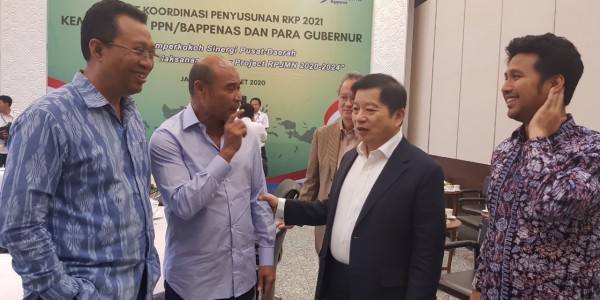 Gubernur Hadiri Rakor Dengan Menteri PPN/Bappenas Bahas RKP Prioritas 2021