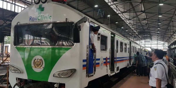 Antisipaai Covid-19,  PT KAI Operasikan Rail Clinic