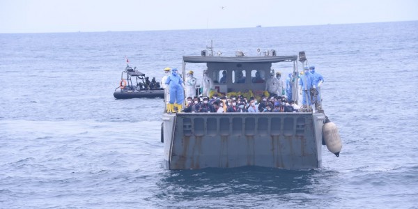 68 WNI Eks ABK MV. Diamond Princess Dipindahkan ke Pulau Sebaru Kecil