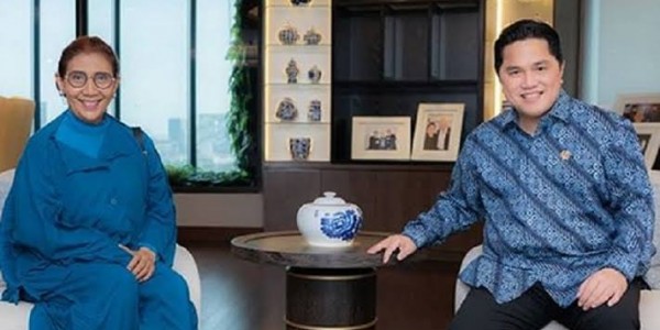 Susi Pudjiastuti Temui Erick Thohir, Mau Jadi Dirut atau Komisaris BUMN?