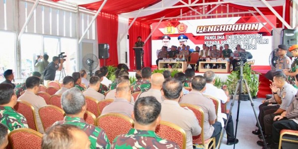 TNI-Polri Siapkan Operasi Kemanusiaan di Pulau Galang