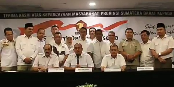Gerindra Sumbar Bulat Dukung Prabowo Jadi Ketum Lagi