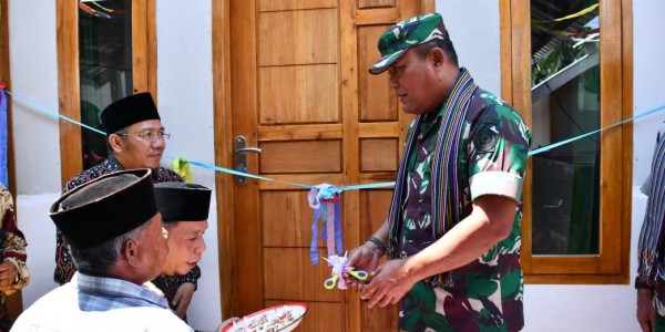 Kasum TNI Resmikan Rumah RIKa di Lombok Utara