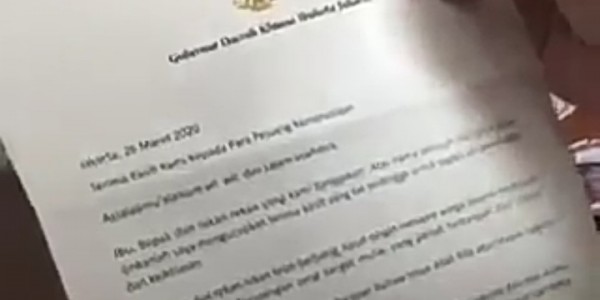 Surat Cinta Anies Untuk Tim Medis Bikin Mewek