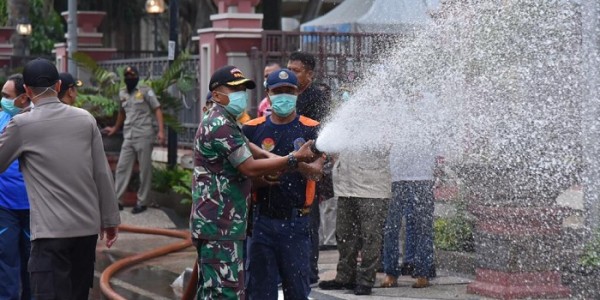 Turun Ke Lapangan, Dandim Lamongan Putus Rantai Penyebaran Corona