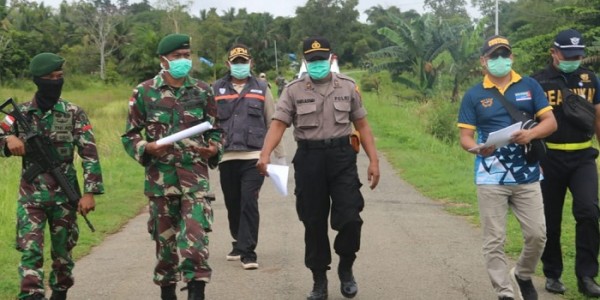 Satgas Yonif 411 Kostrad Gencarkan Sosialisasi Pencegahan Covid-19 di Perbatasan