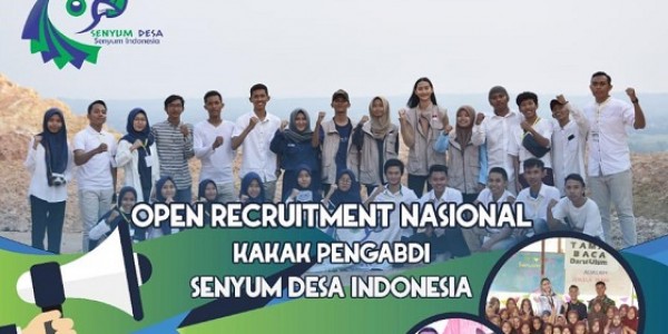 Oprec Nasional Kakak Pengabdi Senyum Desa Indonesia Telah Dibuka