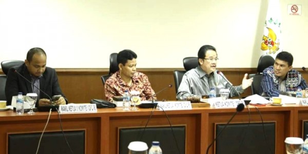 Komite I DPD RI Dukung Kebijakan Presiden Terbitkan Perpu Nomer 1 Tahun 2020