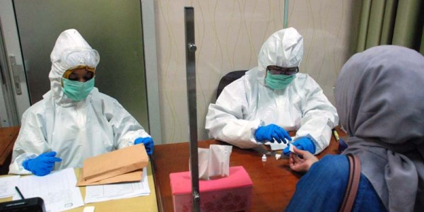 Pemeriksaan Rapid Test Di Lingkungan DPR